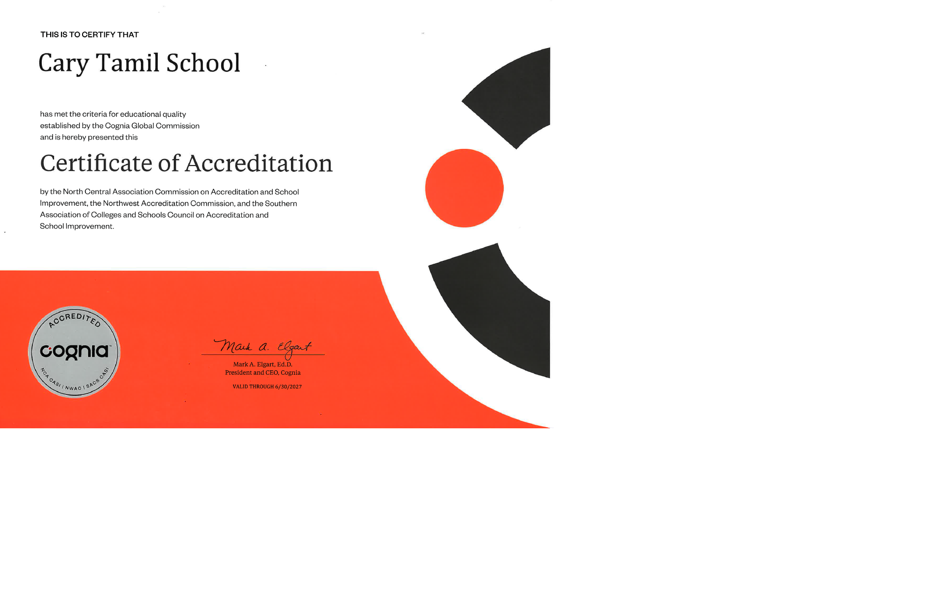 Cognia CTS Accreditation 2022 27